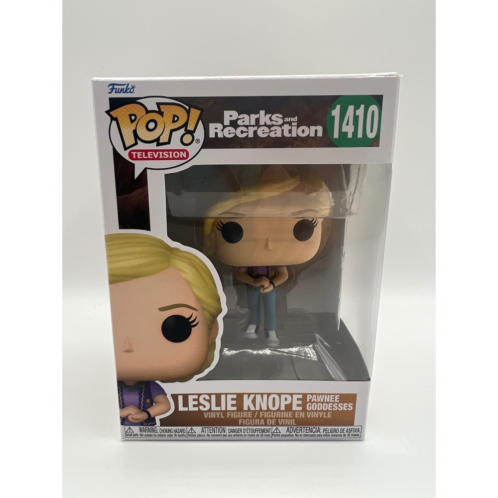 Funko Pop Parks and Recreation Leslie Knope Pawnee Goddesses 1410 Vinyl Figure